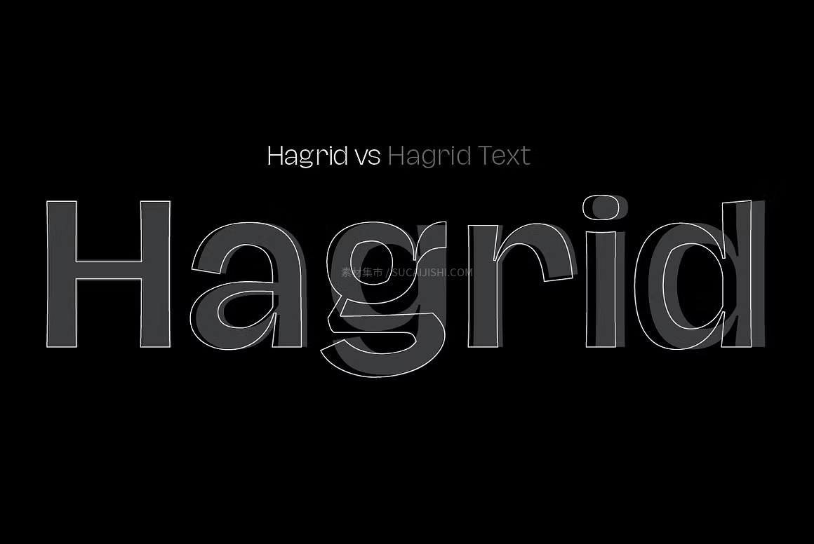 Hagrid高端品牌形象(VI)设计阿拉伯字体家族
